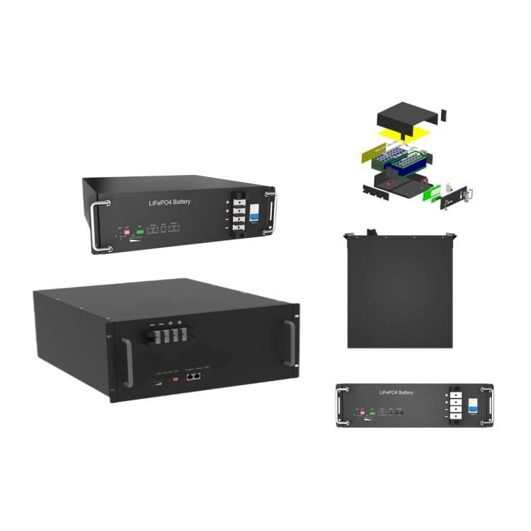 Tegangan Tinggi 50kWh Lifepo4 Rackmount Lithium Battery Energy Storage System untuk aplikasi industri