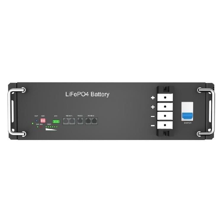 2560Wh 51.2V DC Rack Mount Lifepo4 Baterai Untuk Industri Komersial Energi Penyimpanan