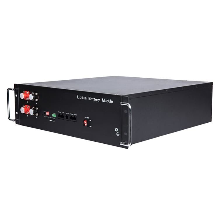 Tegangan Rendah 30kwh 50kwh Rackmount Lifepo4 Baterai Lithium Pilihan cadangan daya