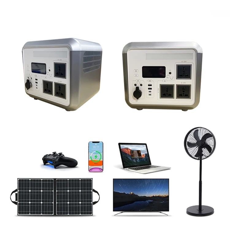 Paket Baterai Lithium Isi Ulang 1200W, Generator Power Bank Portable Outdoor
