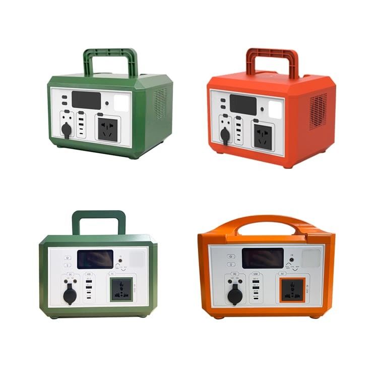 Paket baterai portabel Lifepo4 600w, Generator tenaga surya untuk perjalanan berkemah