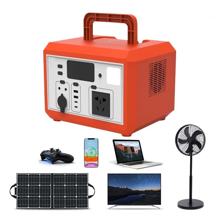 600W Portable Lithium Battery Power Station Generator Untuk Outdoor Camping RV Fishing