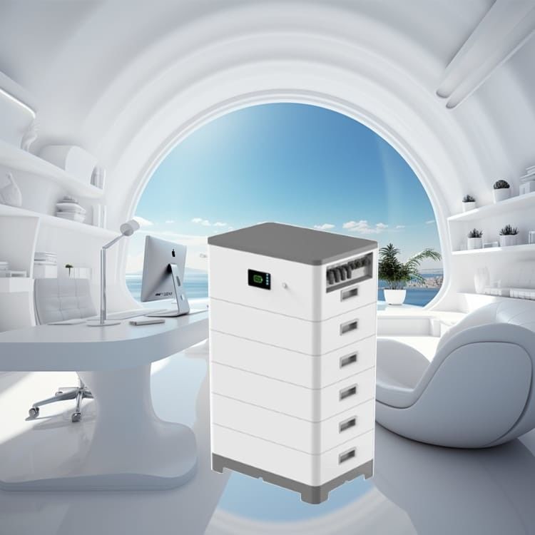 Sistem penyimpanan energi rumah dipasang di lantai 48V 10,24kwh 200A Baterai Lithium Lifepo4