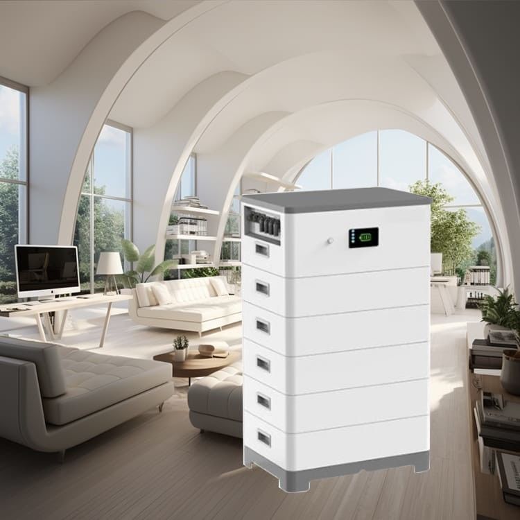 Lifepo4 Storage Baterai yang dapat ditumpuk semua dalam satu untuk penyimpanan energi rumah