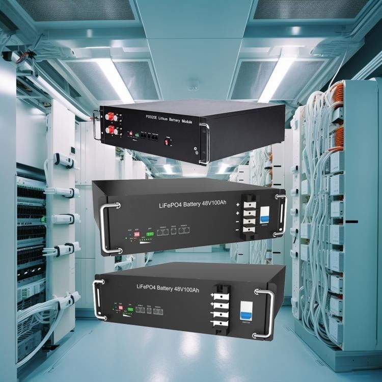 10.24kwh 200Ah Lithium Battery Lifepo4 Rackmount baterai lithium Sistem penyimpanan energi rumah