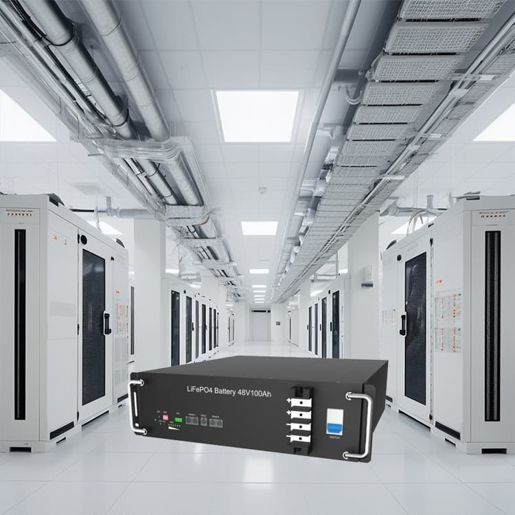 Lifepo4 Smart Rack Mount Baterai 48v 100Ah 200Ah 5Kwh 10Kwh Untuk penyimpanan energi rumah